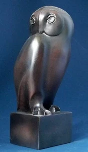 Francois Pompon Large Owl Grand Duc Figure Sculpture 20121A - Picture 1 of 7