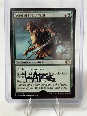 Song of the Dryads Artist Proof SIGNED! 🔥 Commander 2014 Regular 🔥 Light Play! - Image 1 of 2