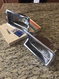 1967-69 AMC SC/Rambler American Rogue Tailight Housings Pair Rare AZ Cond. - Picture 1 of 6