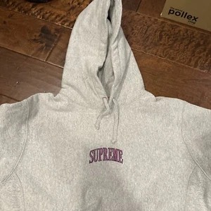Brand New Supreme SS17 2017 Glitter Arc Logo Hooded Sweatshirt Pullover L Large - Picture 1 of 9