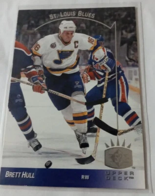 1993-94 Upper Deck SP Inserts Brett Hull #137 HOF Hockey Stud! 🏒 🏆😤🔥🔥 - Image 1 of 2
