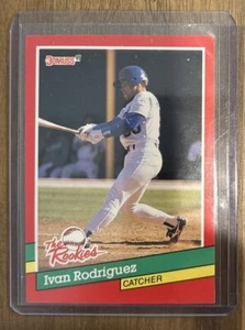 Ivan Rodriguez - 1991 Donruss The Rookies #33 Texas Rangers HOF Pudge E277 - Picture 1 of 2