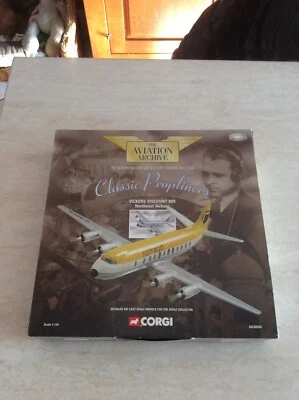 Aereo Corgi Vickers Viscount 800 Northeast Airlines 2001 Limited Edition 1:144 - Immagine 1 di 3