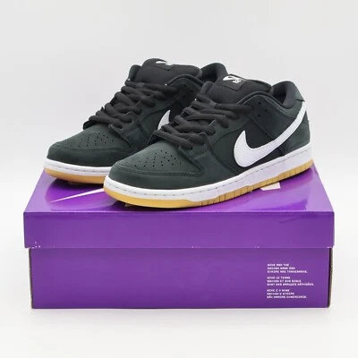 CD2563-006 Nike SB Dunk Low Pro черные белые резинки светло-коричневые (мужские) - Изображение 1 из 4