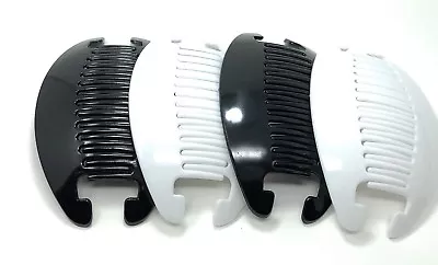 4 set Interlocking Banana Combs Hair Clip French Side Comb Holder color Pick up. - Image 1 of 4