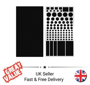 2 Pack of Auto LED Blackout Stickers Light Blocking Stickers Sheet - Cut To Size - Picture 1 of 4