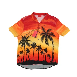 HUGO Ellino Sunset Logo Shirt Multi Größe XL 2462 - Bild 1 von 2
