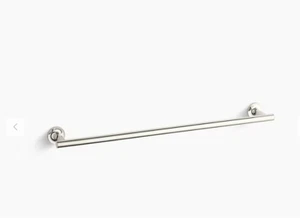 Kohler K-14437 Purist Brass 30" Towel Bar VIBRANT POLISHED NICKEL New! - Picture 1 of 3