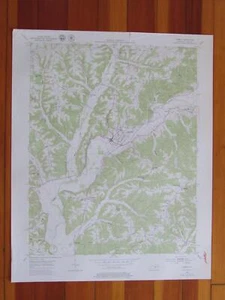 Mapa Topográfico Liberty Kentucky 1979 Original Vintage USGS - Imagen 1 de 1