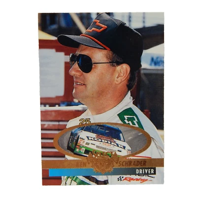 KEN SCHRADER DRIVER 1994 TRADING CARD #27 NASCAR  - Image 1 of 2