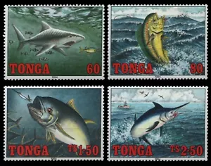 Tonga 1994 - Mi-N.o 1317-1320 ** - Estampillada sin montar o nunca montada - Peces / Peces - Imagen 1 de 1