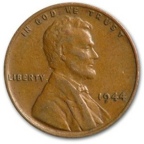 1944 P - Lincoln Wheat Penny - G/VG Cover