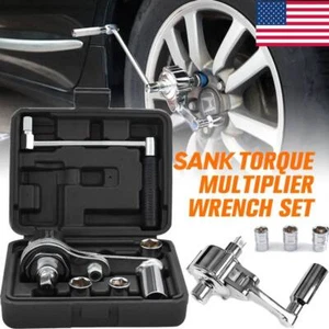 1/2" Torsional Torque Multiplier Wrench Lug Nut Remover 17 19 21 Tire Change USA - Picture 1 of 13