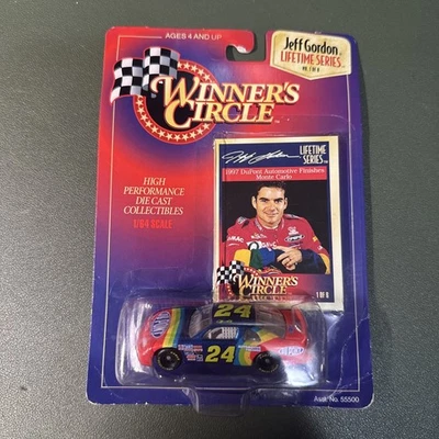 1999 JEFF GORDON Rainbow #24 LIFETIME SERIES 1 Of 6 1/64 AUTOGRAPHED - Image 1 of 4