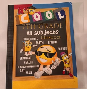 7Th Grade All Subjects Workbook:  Homeschool All-In-One Curriculum Worksheets - Picture 1 of 10