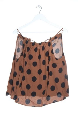 MANGO Top estilo halter Mujeres Top Talla EU 38 marrón-negro look casual - Imagen 1 de 4