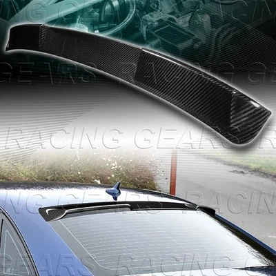 FIBRA DE CARBONO VENTANA TRASERA VISERA TECHO ALERÓN APTO 09-16 AUDI A4 QUATTRO S4 B8 B8.5 Foto 1 de 4