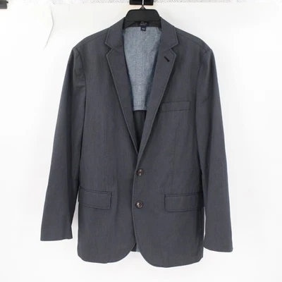 J экипажа спортивное пальто мужской маленький неструктурированный хлопок саржи микрополоска блейзер куртка - Изображение 1 из 4