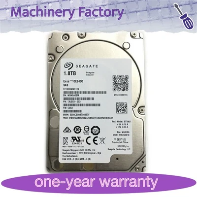 Exos new 1.8TB ST1800MM0129 SEAGATE 10E2400 10000RPM 12Gb/s 2.5in SAS Hard Drive - Image 1 of 4