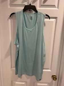 NWT Women’s Gaiam Tank Top Sleeveless Activewear Yoga Shirt Turquoise Sz XL $42 - Picture 1 of 5