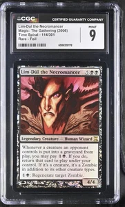 LIM-DUL THE NECROMANCER Time Spiral Rare CGC 9 MTG [Nostalgium] - Picture 1 of 2