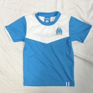 Camiseta Oficial Olympique de Marsella Equipo de Fútbol Azul Blanco Juvenil 4 - Imagen 1 de 7