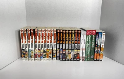 Manga Paperback Mixed Book Lot of 27 Naruto Hack Kingdom Hearts - Image 1 of 4