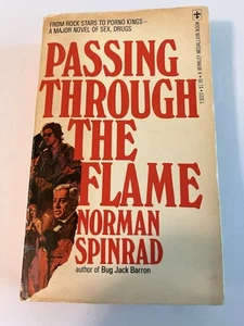 PASSING THROUGH THE FLAME NORMAN SPINRAD PB 1976 BERKELEY 70’S HOLLYWOOD SINS - Picture 1 of 9