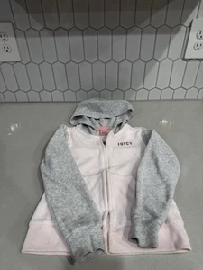 Girls Size 6 Juicy Couture Jacket Pink And Gray - Picture 1 of 10