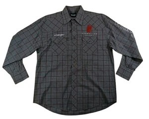 Camisa Wrangler Para Hombres Grande Pendleton Whisky Rodeo Cuadros Bordada Perla A Presión  - Imagen 1 de 9