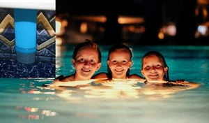 LED Pool light. Pool Light for Steel Wall Above Ground Pool, Over the wall - Picture 1 of 12