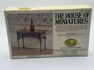 The House of Miniatures Vintage Queen Anne Table 1740-1760 NEW - Picture 1 of 5