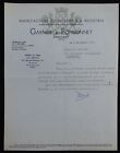 Facture ANNONAY 1954 GARNIER PONSONNET enveloppe registre illustre billhead 106