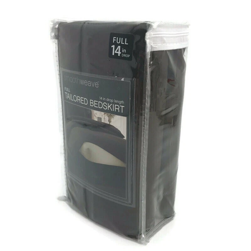 Smoothweave Tailored Bedskirt Size Full 14 in Drop Length Chocolate