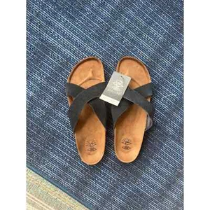 Womens Rip Curl Stella slip on sandals size 10 Black - Picture 1 of 9