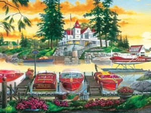 Jigsaw puzzle Landscape Millionaire's Row 750 piece NEW - Picture 1 of 1