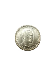 1947 Booker T Washington Half Dollar (90% Silver) Coin - Picture 1 of 3
