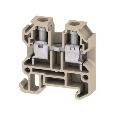 2pcs WEIDMULLER AKZ 4 0294360000 Feed-through Terminal Block Dark Beige New ✦KD - Image 1 of 4