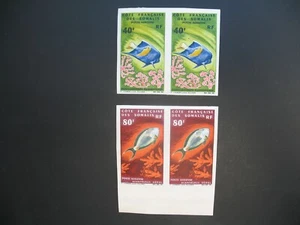 Timbres Côte des Somalis n° PA 51-PA 54 neuf **   paire non dentelé  C:194 - Imagen 1 de 2