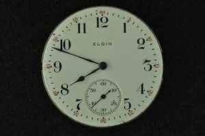 VINTAGE 16 SIZE ELGIN H.C. POCKET WATCH MOVEMENT GRADE 312 - NOT RUNNING - Picture 1 of 2