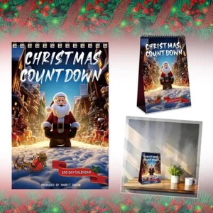 2025 Christmas Countdown Calendar 100Days Christmas Countdown Advent P2W8 - Picture 1 of 12