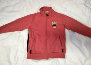 Germany Deutschland Kids Size 134/140 (10) Red Zip Up Embroidered Track Jacket - Picture 1 of 15