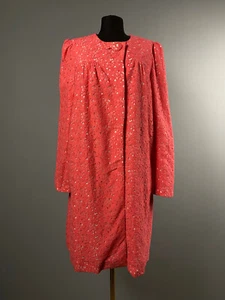 Milly of New York Pink Lace Floral Lightweight Long Sleeve Jacket Cardigan US 10 - Picture 1 of 8