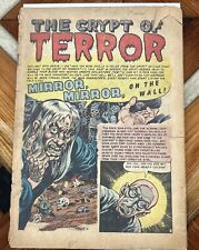 TALES FROM THE CRYPT 34 1953 PRECODE HORROR EC COMICS  COVERLESS COMPLETE