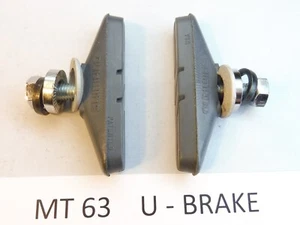 1pr Shimano MT 63 U Bloques de freno y zapatas - NOS Mtb Retro - Imagen 1 de 3