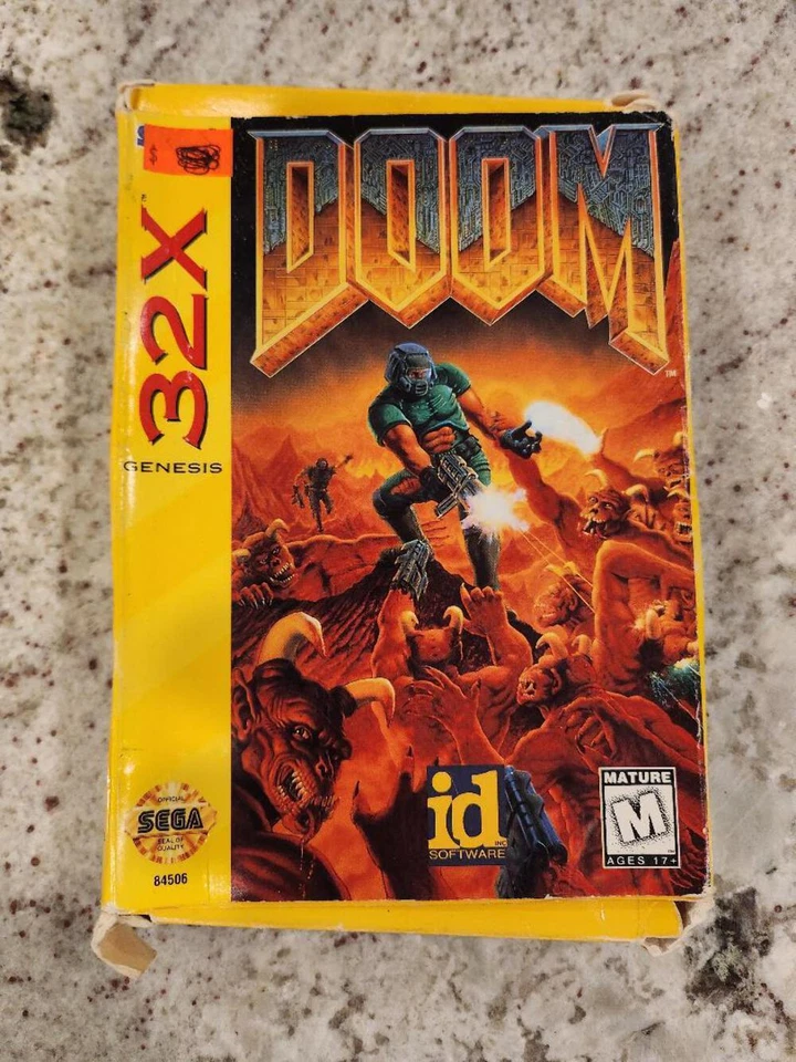 Doom Sega Genesis 32X CIB - Image 1 of 4