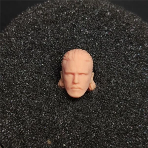 1:18 Jon Snow Kit Harington Head Sculpt Carved For 3.75" Male Action Figure Body - Picture 1 of 6
