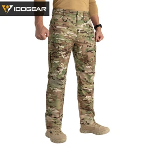 IDOGEAR Pantalon tactique airsoft BSR pantalon militaire noir pantalon cargo MC - Imagen 1 de 29