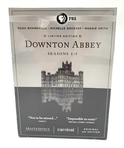 Downton Abbey: Seasons 1-5 DVD UK Edition - Limited Edition NEW/SEALED - Picture 1 of 3