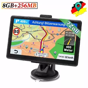 7“ Zoll GPS Navi Navigation für Auto LKW PKW Navigationsgerät 8GB+256MB ▶EU ▶FM - Bild 1 von 8